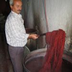 Red dyeing process in Örselli village, Manisa, Western Turkey, 2007