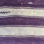 Purple obtained from Madder rootcontaining alizarine and purpurine colorants