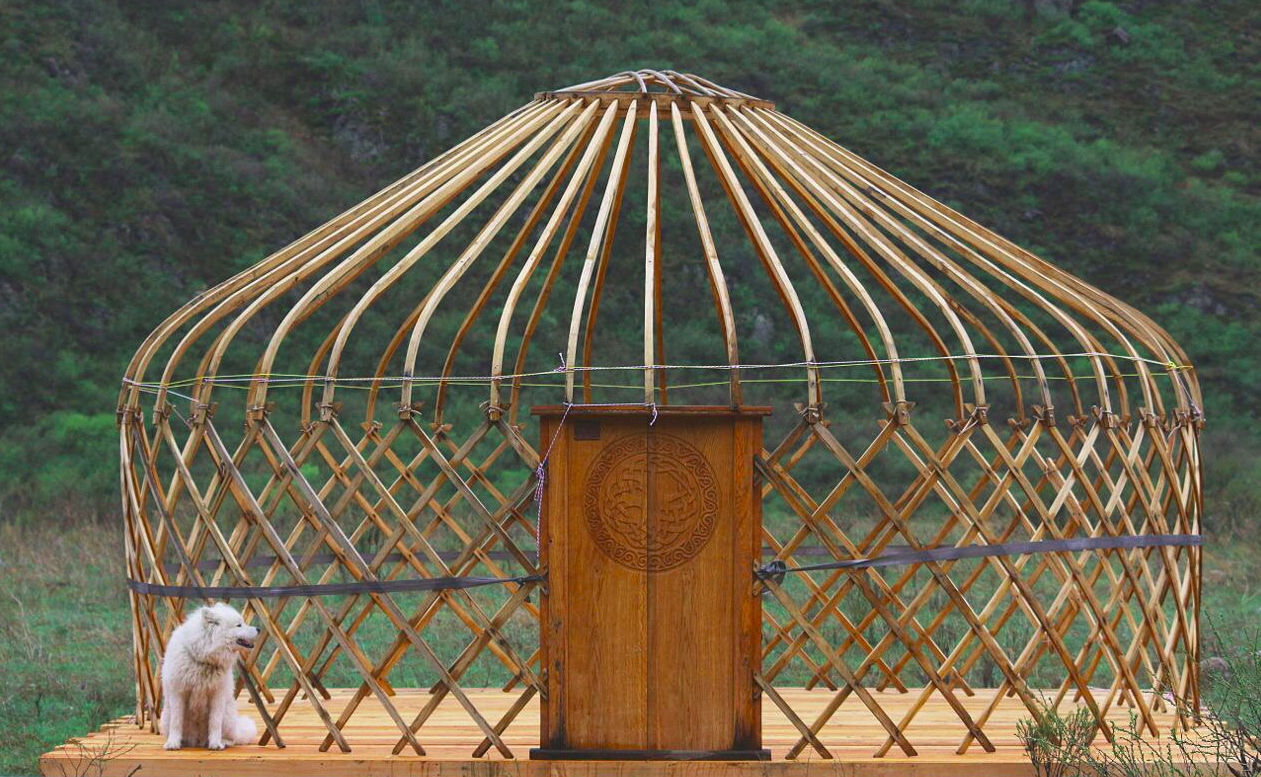 Turkmen tent frame