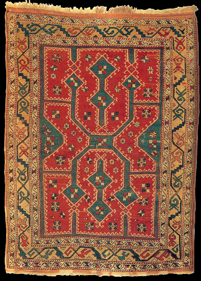 Antique Bergama Carpet, 18th century