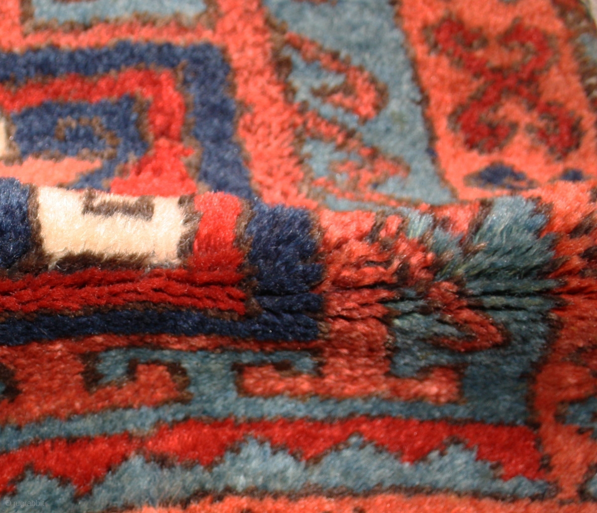 Kağızman carpet with typical glossy and high pile. 19th century, Eastern Turkey