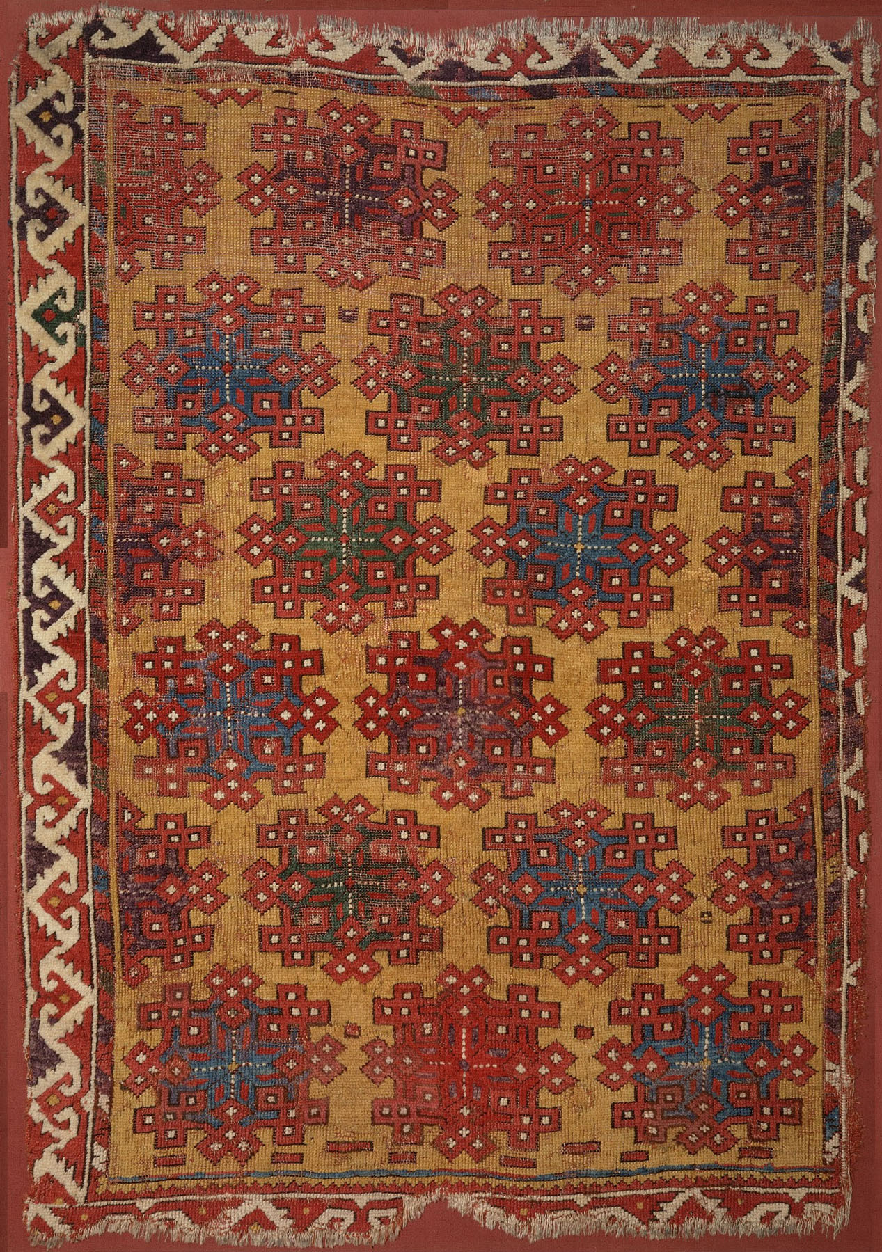 Bellni patterned workshop carpet 16th century Western Anatolia